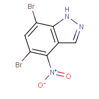 CAS:1427460-60-3 | OR110061 | 5,7-Dibromo-4-nitro-1H-indazole