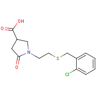 CAS: 1440535-35-2 | OR110083 | 1-{2-[(2-Chlorobenzyl)thio]ethyl}-5-oxopyrrolidine-3-carboxylic acid