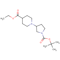 CAS:1440535-57-8 | OR110088 | tert-Butyl 3-[4-(ethoxycarbonyl)piperidin-1-yl]pyrrolidine-1-carboxylate