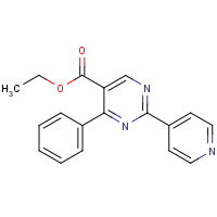 CAS:503175-53-9 | OR110103 | Ethyl 4-phenyl-2-pyridin-4-ylpyrimidine-5-carboxylate