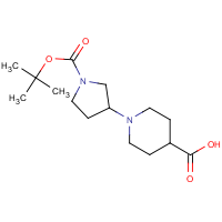 CAS: 1440535-47-6 | OR110106 | 1-[1-(tert-Butoxycarbonyl)pyrrolidin-3-yl]piperidine-4-carboxylic acid