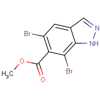 CAS:  | OR110128 | Methyl 5,7-dibromo-1H-indazole-6-carboxylate