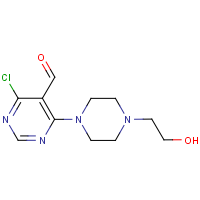 CAS: 1427460-95-4 | OR110141 | 4-Chloro-6-[4-(2-hydroxyethyl)piperazin-1-yl]pyrimidine-5-carbaldehyde