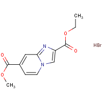 CAS:1427460-34-1 | OR110148 | 2-Ethyl 7-methyl imidazo[1,2-a]pyridine-2,7-dicarboxylate hydrobromide