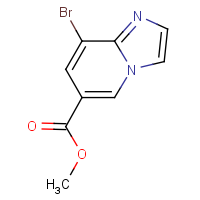 CAS: 1234616-08-0 | OR110150 | Methyl 8-bromoimidazo[1,2-a]pyridine-6-carboxylate