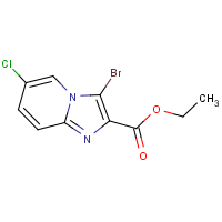 CAS: 861208-16-4 | OR110198 | Ethyl 3-bromo-6-chloroimidazo[1,2-a]pyridine-2-carboxylate