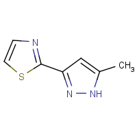 CAS:1187559-72-3 | OR110203 | 2-(5-Methyl-1H-pyrazol-3-yl)-1,3-thiazole