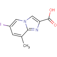 CAS:1227954-99-5 | OR110232 | 6-Iodo-8-methylimidazo[1,2-a]pyridine-2-carboxylic acid