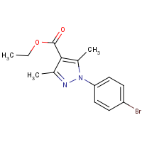 CAS:113808-82-5 | OR110238 | Ethyl 1-(4-bromophenyl)-3,5-dimethyl-1H-pyrazole-4-carboxylate