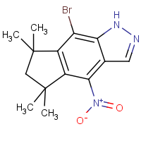 CAS: 1227955-14-7 | OR110241 | 8-Bromo-5,5,7,7-tetramethyl-4-nitro-1,5,6,7-tetrahydrocyclopenta[f]indazole