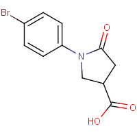 CAS: 91348-51-5 | OR110250 | 1-(4-Bromophenyl)-5-oxopyrrolidine-3-carboxylic acid