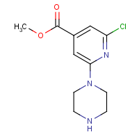 CAS:1227954-92-8 | OR110254 | Methyl 2-chloro-6-(piperazin-1-yl)isonicotinate