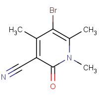 CAS: 1379301-51-5 | OR110358 | 5-Bromo-1,4,6-trimethyl-2-oxo-1,2-dihydropyridine-3-carbonitrile