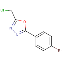 CAS:568544-04-7 | OR110416 | 2-(4-Bromophenyl)-5-(chloromethyl)-1,3,4-oxadiazole
