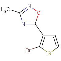 CAS:1379344-42-9 | OR110545 | 5-(2-Bromothien-3-yl)-3-methyl-1,2,4-oxadiazole