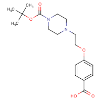 CAS:1216502-34-9 | OR110561 | 4-[2-{4-(tert-Butyloxycarbonyl)piperazin-1-yl}ethoxy]benzoic acid