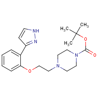 CAS:  | OR110569 | tert-Butyl 4-{2-[2-(1H-pyrazol-3-yl)phenoxy]ethyl}piperazine-1-carboxylate