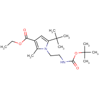 CAS: | OR110571 | tert-Butyl 2-(2-tert-butyl-4-ethoxycarbonyl-5-methyl-1H-pyrrol-1-yl)ethylcarbamate