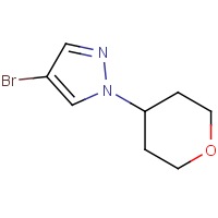 CAS:1040377-02-3 | OR110575 | 4-Bromo-1-tetrahydro-2H-pyran-4-yl-1H-pyrazole