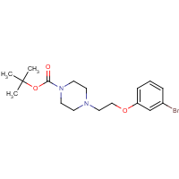 CAS:1227954-64-4 | OR110584 | tert-Butyl 4-[2-(3-bromophenoxy)ethyl]piperazine-1-carboxylate