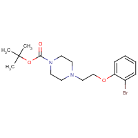 CAS:1227954-89-3 | OR110585 | tert-Butyl 4-[2-(2-bromophenoxy)ethyl]piperazine-1-carboxylate