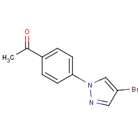 CAS: 1182992-21-7 | OR110604 | 1-[4-(4-Bromo-1H-pyrazol-1-yl)phenyl]ethanone