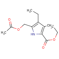 CAS: 100619-73-6 | OR110639 | Ethyl 5-[(acetyloxy)methyl]-4-ethyl-3-methyl-1H-pyrrole-2-carboxylate