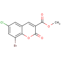 CAS:1427460-59-0 | OR110659 | Methyl 8-bromo-6-chloro-2-oxo-2H-chromene-3-carboxylate