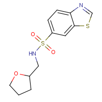 CAS:1427460-47-6 | OR110674 | N-(Tetrahydrofuran-2-ylmethyl)-1,3-benzothiazole-6-sulfonamide