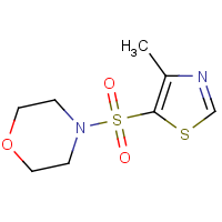CAS:1427460-75-0 | OR110677 | 4-[(4-Methyl-1,3-thiazol-5-yl)sulfonyl]morpholine