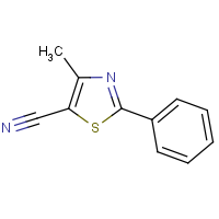CAS: 830330-33-1 | OR110680 | 4-Methyl-2-phenyl-1,3-thiazole-5-carbonitrile