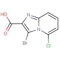 CAS:1227955-02-3 | OR110724 | 3-Bromo-5-chloroimidazo[1,2-a]pyridine-2-carboxylic acid