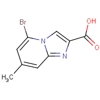 CAS:1227954-90-6 | OR110749 | 5-Bromo-7-methylimidazo[1,2-a]pyridine-2-carboxylic acid