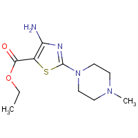 CAS: | OR110765 | Ethyl 4-amino-2-(4-methylpiperazin-1-yl)-1,3-thiazole-5-carboxylate