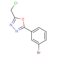 CAS:944391-84-8 | OR110771 | 2-(3-Bromophenyl)-5-(chloromethyl)-1,3,4-oxadiazole