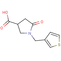 CAS:845546-26-1 | OR110777 | 5-Oxo-1-(thien-3-ylmethyl)pyrrolidine-3-carboxylic acid