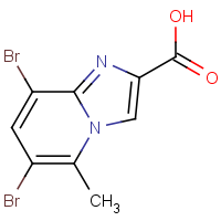 CAS: 1427460-90-9 | OR110784 | 6,8-Dibromo-5-methylimidazo[1,2-a]pyridine-2-carboxylic acid