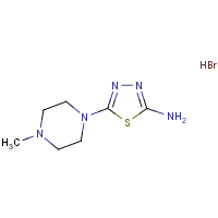 CAS: | OR110789 | 5-(4-Methylpiperazin-1-yl)-1,3,4-thiadiazol-2-amine hydrobromide