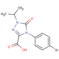 CAS:1427460-86-3 | OR110811 | 4-(4-Bromophenyl)-1-isopropyl-5-oxo-4,5-dihydro-1H-1,2,4-triazole-3-carboxylic acid
