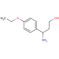 CAS: 683221-11-6 | OR110831 | 3-Amino-3-(4-ethoxyphenyl)propan-1-ol