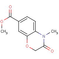 CAS:201294-27-1 | OR110841 | Methyl 4-methyl-3-oxo-3,4-dihydro-2H-1,4-benzoxazine-7-carboxylate