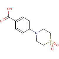 CAS: 451485-62-4 | OR110857 | 4-(1,1-Dioxidothiomorpholin-4-yl)benzoic acid