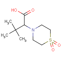 CAS:338963-05-6 | OR110860 | 2-(1,1-Dioxidothiomorpholin-4-yl)-3,3-dimethylbutanoic acid