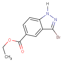 CAS:192945-25-8 | OR110865 | Ethyl 3-bromo-1H-indazole-5-carboxylate