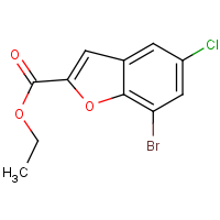CAS: 1823331-46-9 | OR110908 | Ethyl 7-bromo-5-chlorobenzo[b]furan-2-carboxylate