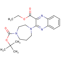 CAS: 1858255-49-8 | OR110931 | tert-Butyl 4-[3-(ethoxycarbonyl)quinoxalin-2-yl]homopiperazine-1-carboxylate