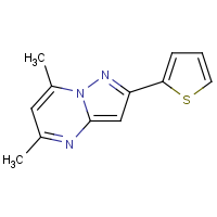 CAS:1823845-66-4 | OR110933 | 5,7-Dimethyl-2-(thien-2-yl)pyrazolo[1,5-a]pyrimidine