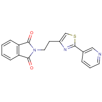 CAS:860785-67-7 | OR110934 | 2-(2-(2-(3-Pyridinyl)-1,3-thiazol-4-yl)ethyl)-1H-isoindole-1,3(2H)-dione