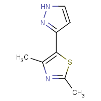 CAS:439107-00-3 | OR110950 | 2,4-Dimethyl-5-(1H-pyrazol-3-yl)-1,3-thiazole