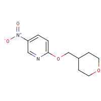 CAS:1287218-29-4 | OR111004 | 5-Nitro-2-(tetrahydro-2H-pyran-4-ylmethoxy)pyridine
